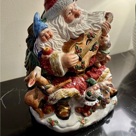 FITZ & FLOYD, SANTA COOKIE JAR - Picture 2 of 12